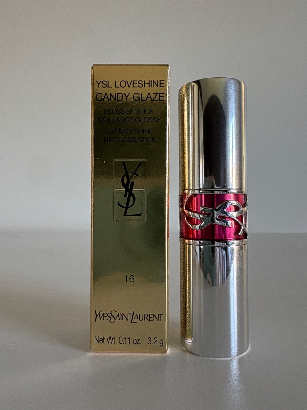 $20💋 YVES SAINT LAURENT Candy Glaze Lip Gloss Stick